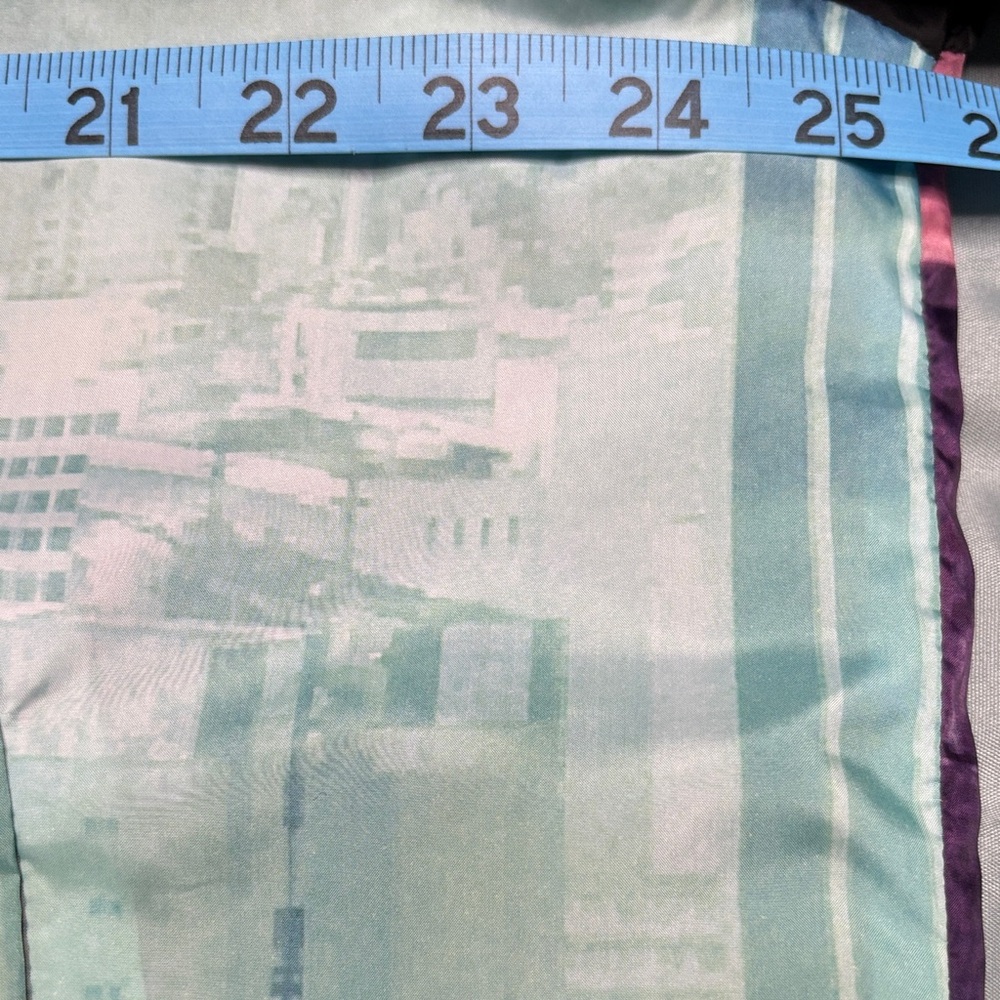 Multicolor Cityscape Bomber Jacket - image 5